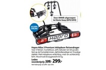 hapro atlas 3 premium inklapbare fietsendrager