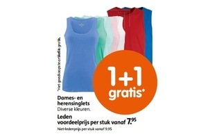 dames  en herensinglets