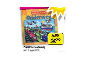 puzzelboek onderweg