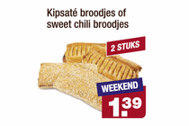 kipsateacute of sweet chili broodjes