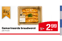 gemarineerde braadworst