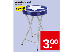 vouwbare kruk