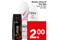 rexona dove of axe deo