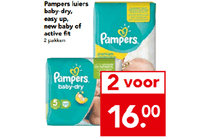 pampers luiers baby dry easy up new baby of active fit