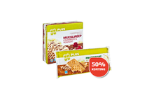 plus fruitbiscuit hartige biscuit of muesliereep
