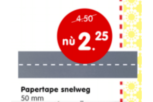 papertape snelweg