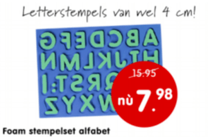 foam stempelset alfabet