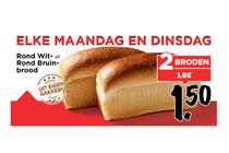 rond wit  of rond bruinbrood