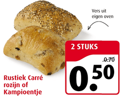 rustiek carreacute rozijn of kampioentje