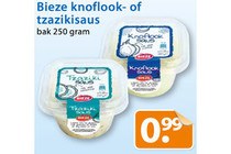 bieze knoflook  of tzazikisaus