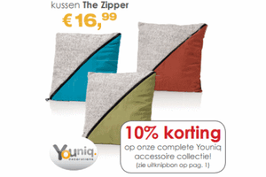 kussen the zipper