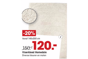 vloerkleed homedale