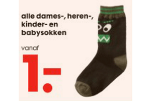 alle dames  heren  kinder  en babysokken