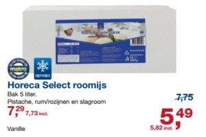  horeca select roomijs
