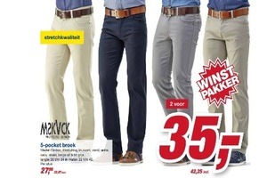 5 pocket broek