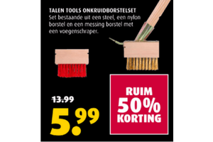 talen tools onkruidborstel