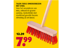 talen tools onkruidbezem