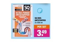 sq duo ontstopper
