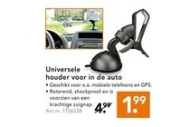 universele houder voor in de auto 