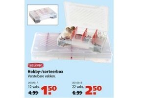 curver hobby sorteerbox