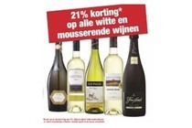 witte en mousserende wijnen