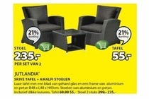 jutlandia skive tafel  amalfi stoelen