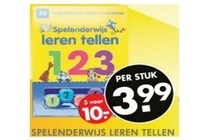 spelenderwijs leren tellen