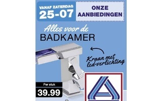 kraan met led verlichting