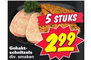 gehaktschnitzels