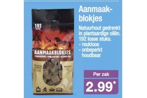 aanmaakblokjes 