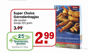 super choice garnalenhapjes 