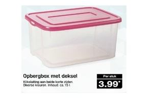 opbergbox met deksel