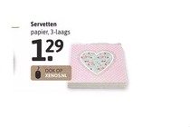 servetten romantic rose