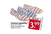 zomerse espadrilles