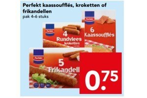 perfekt kaassouffleacutes kroketten of frikandellen