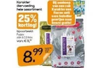 karakter diervoeding