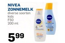 nivea zonnemelk