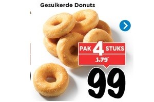 gesuikerde donuts