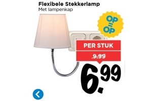 ziel Makkelijk in de omgang Bloesem Flexibele stekkerlamp voor €6,99 - Beste.nl
