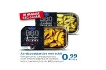aardappelpartjes in de schil
