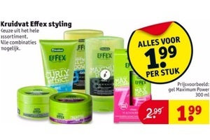 kruidvat effex styling