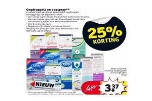 oogdruppels en oogspray