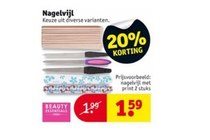 beauty essentials nagelvijl