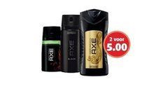 axe deodorant en douche