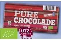 biologische pure chocolade 