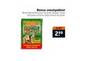 bonzo snackpakket