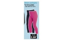 meisjes caprilegging