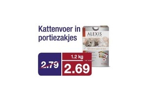 kattenvoer in portiezakjes