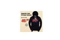 superdry logo tri color sweater