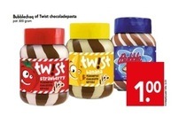 bubblechoq of twist chocoladepasta